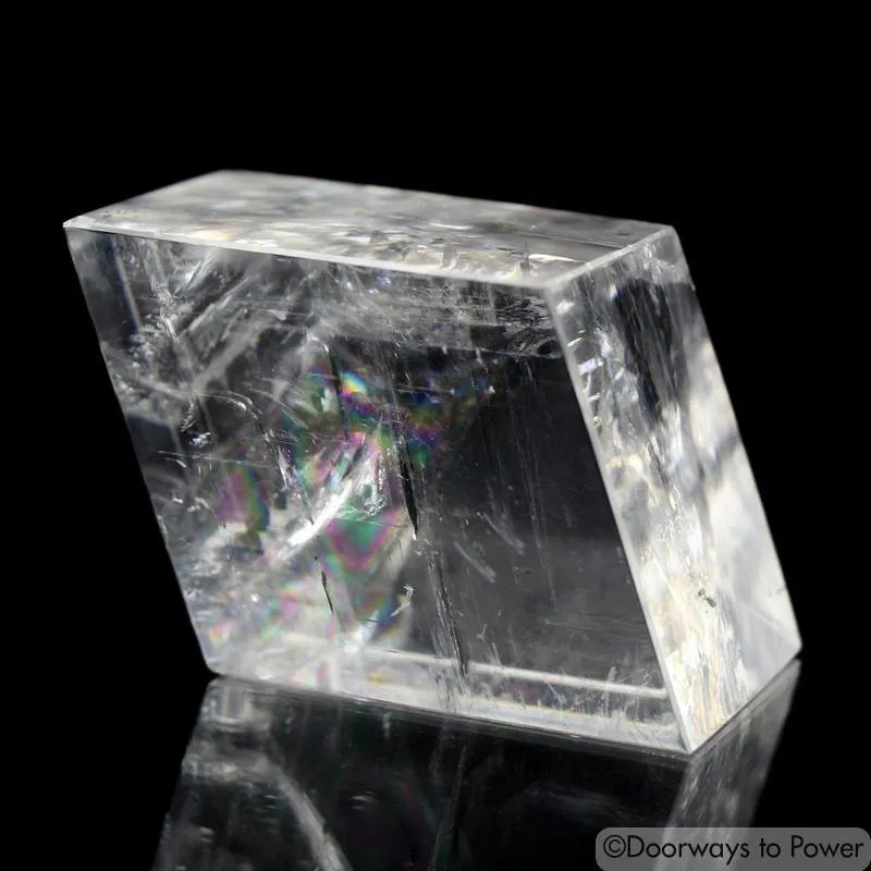 Optical Calcite Crystal w/ Rainbows 'Amplifier & Cleanser' RESERVED for Ryan