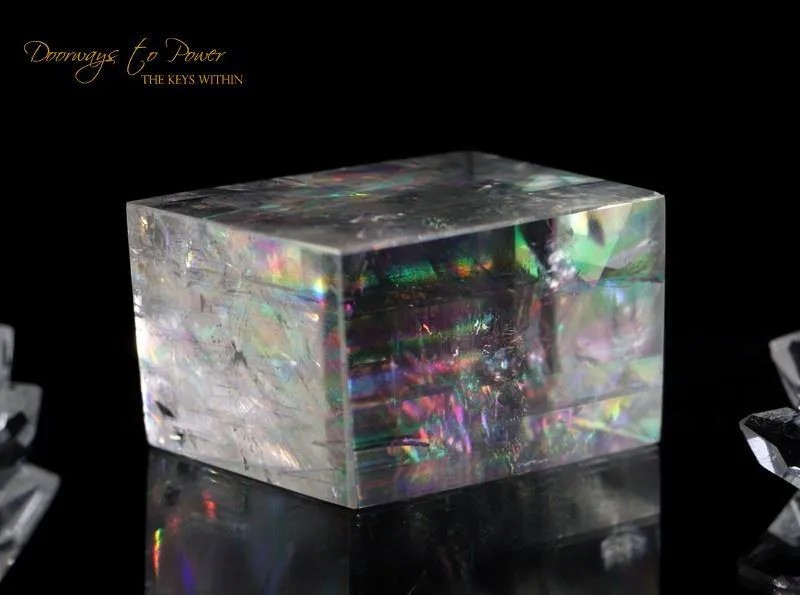 Optical Calcite Crystal w/ Rainbows 'Multi Dimensional Awareness'