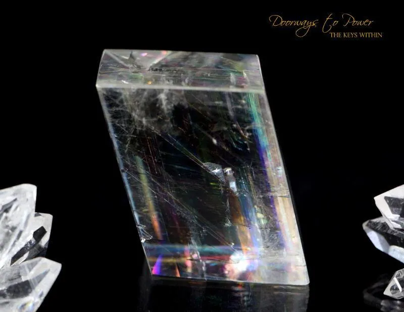 Optical Calcite Crystal w/ Rainbows 'Multi Dimensional Awareness'