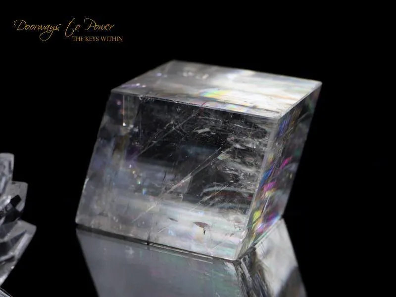 Optical Calcite Crystal w/ Rainbows 'Multi Dimensional Awareness'