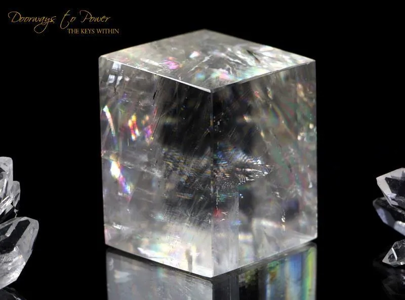 Optical Calcite Crystal w/ Rainbows 'Multi Dimensional Awareness'