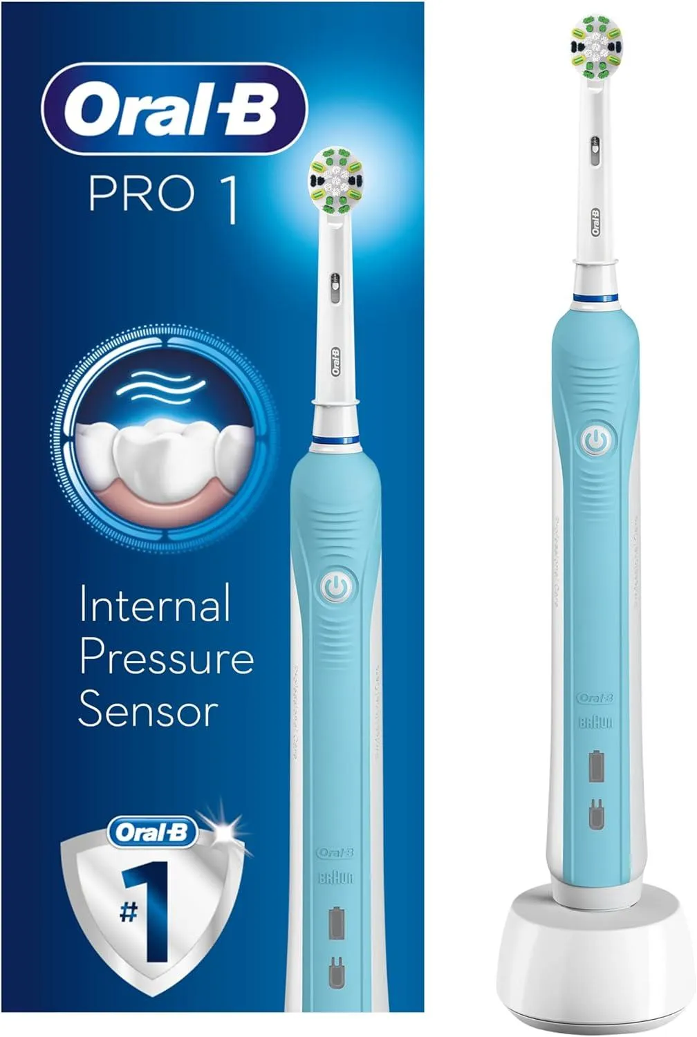 Oral-B Pro 1 Electric Toothbrush with Pressure Sensor