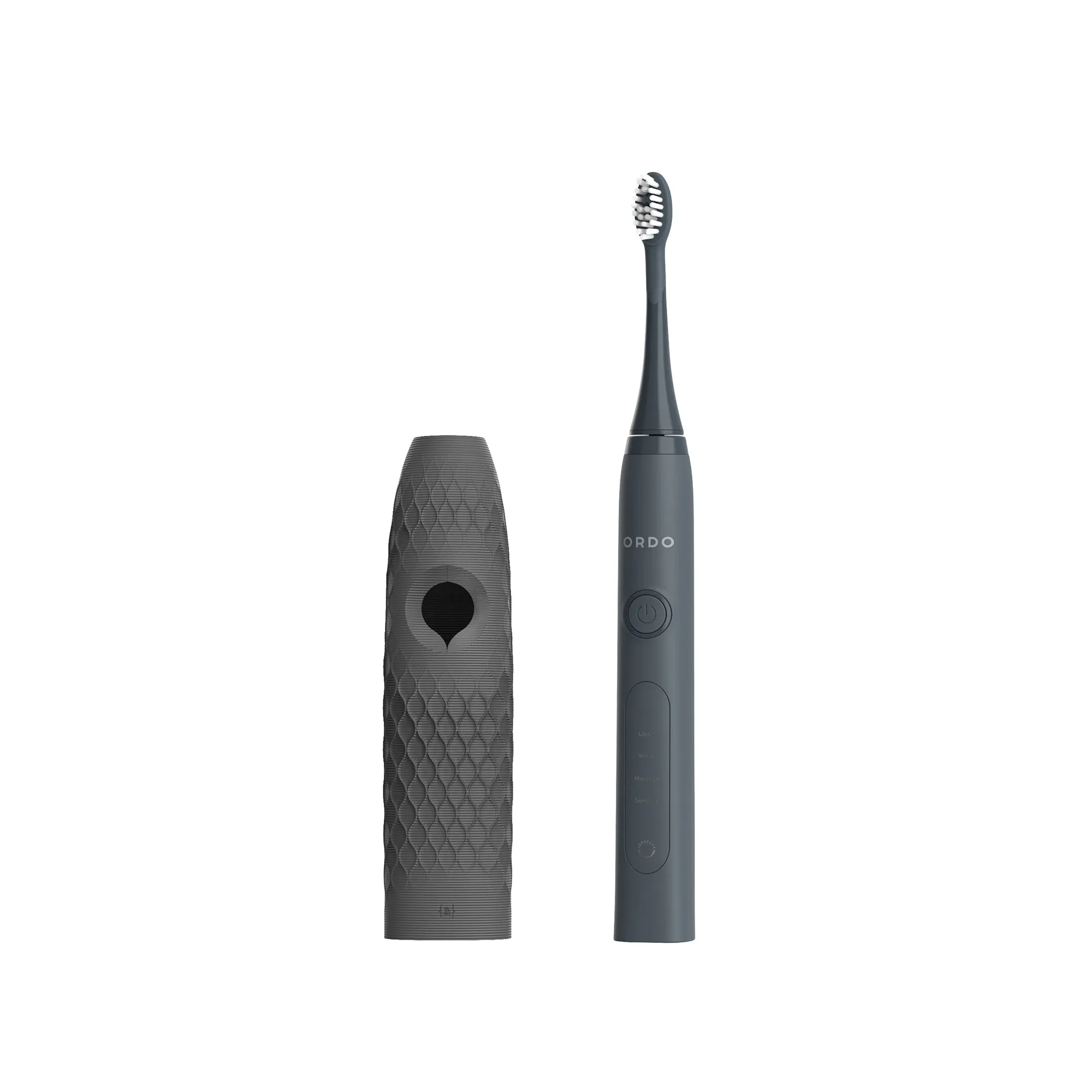 Ordo Sonic  Toothbrush & {access}ories Handle - Charcoal Hemispherical Small Diamond