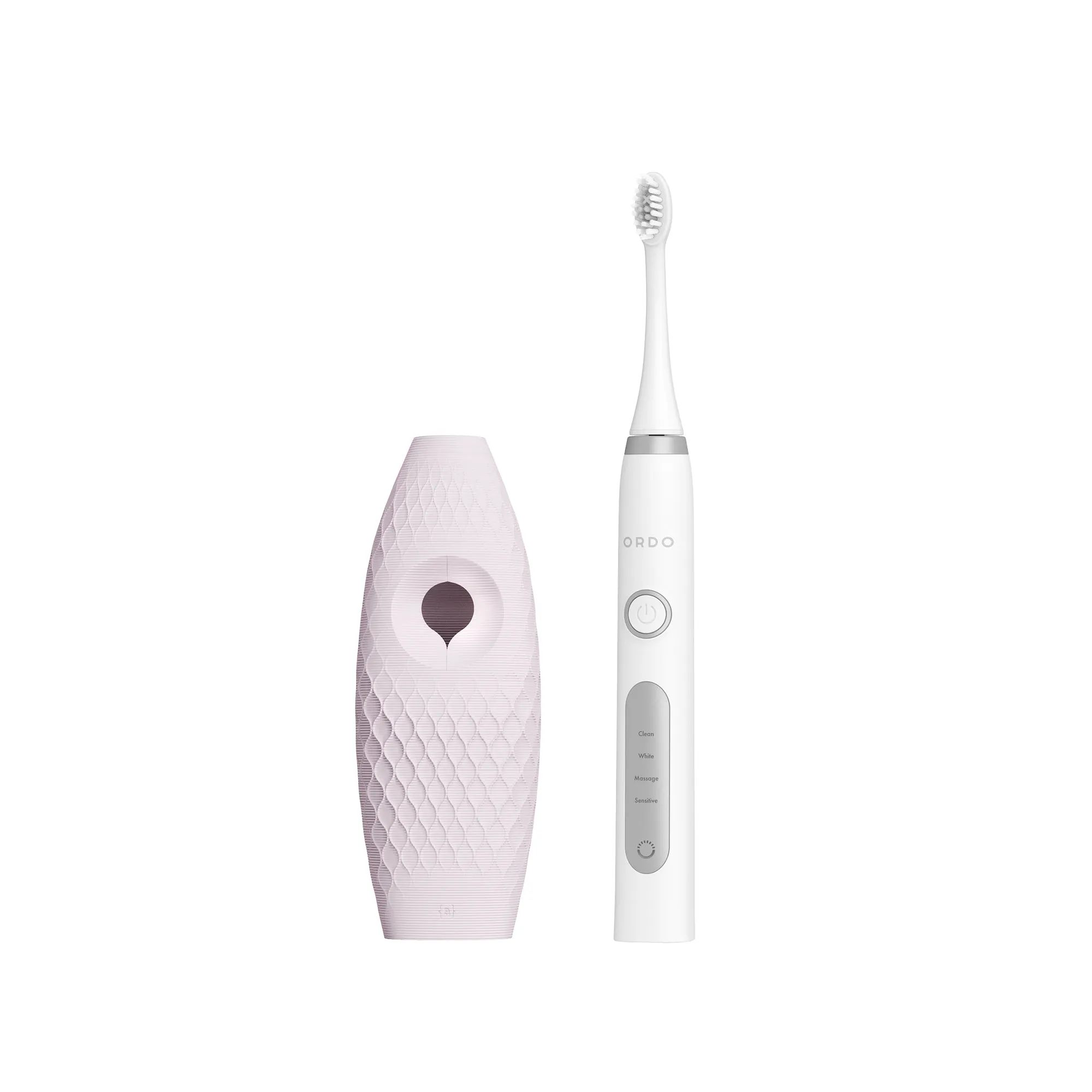 Ordo Sonic  Toothbrush & {access}ories Handle - Pearl Hemispherical Large Diamond