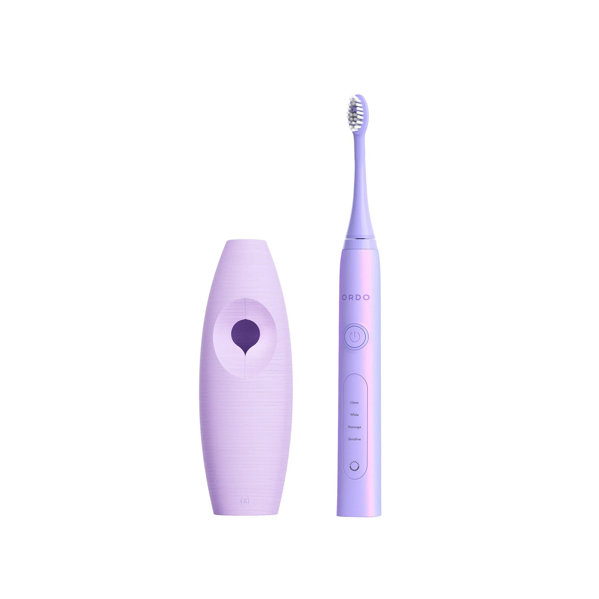 Ordo Sonic  Toothbrush & {access}ories Handle - Violet Curved Large Smooth