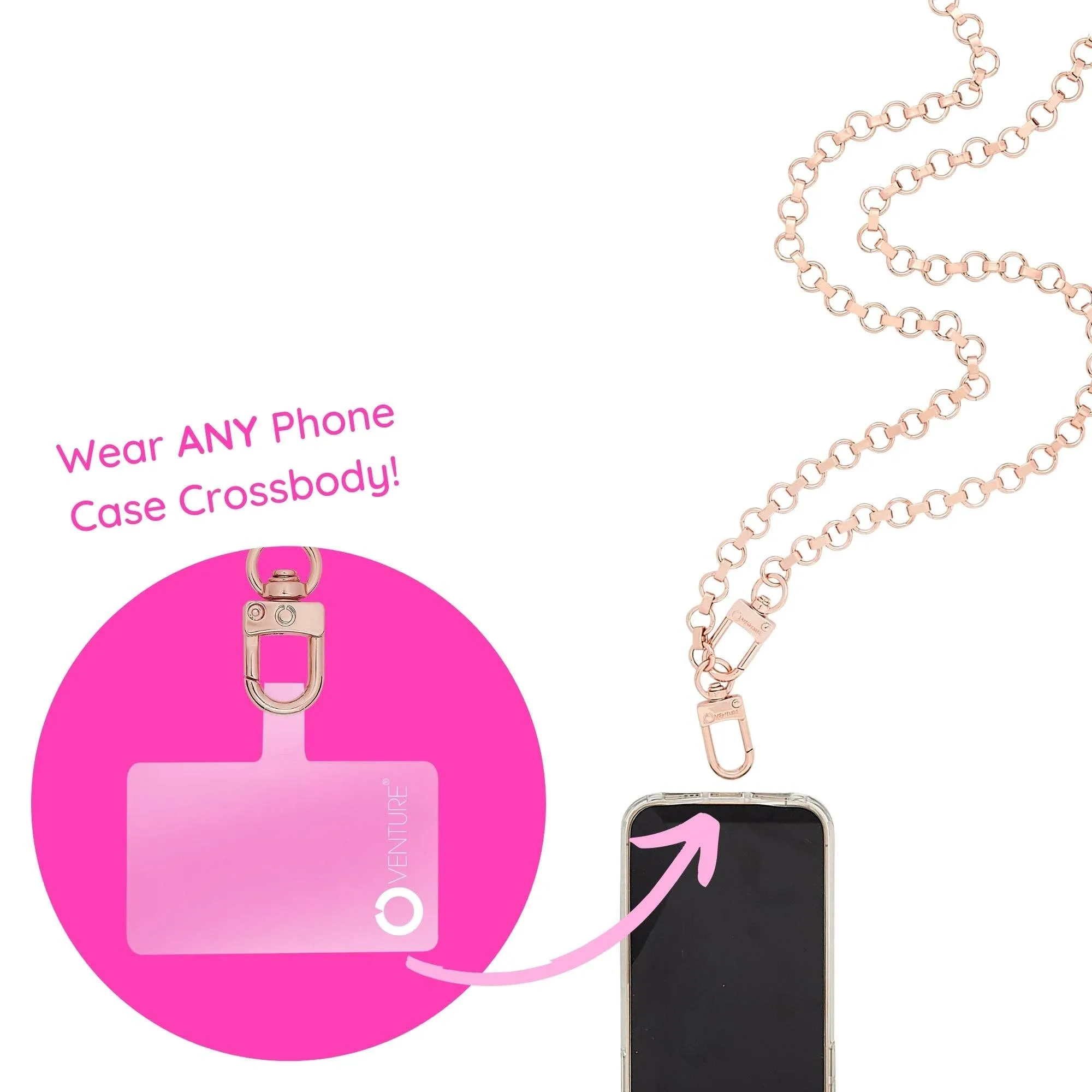 OVENTURE Crossbody Chain (rose gold)