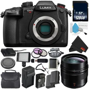 Panasonic Lumix DC-GH5S Mirrorless Micro Four Thirds Digital Camera International Version   Panasonic Leica DG Summilux