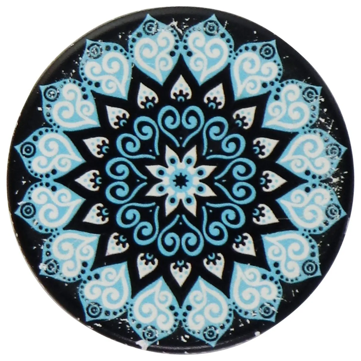 PopSockets PopGrip Swappable Top - Peace Mandala/Blue (Top ONLY/No Base)