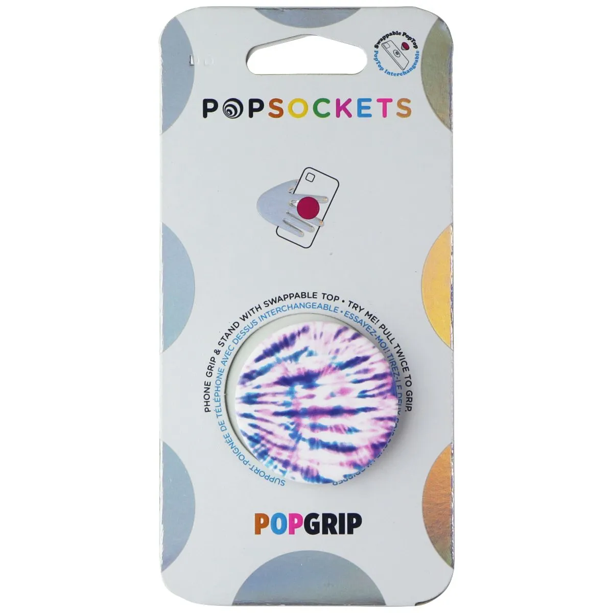 PopSockets PopGrip with Swappable Top for Phones and Tablets - Woodstock