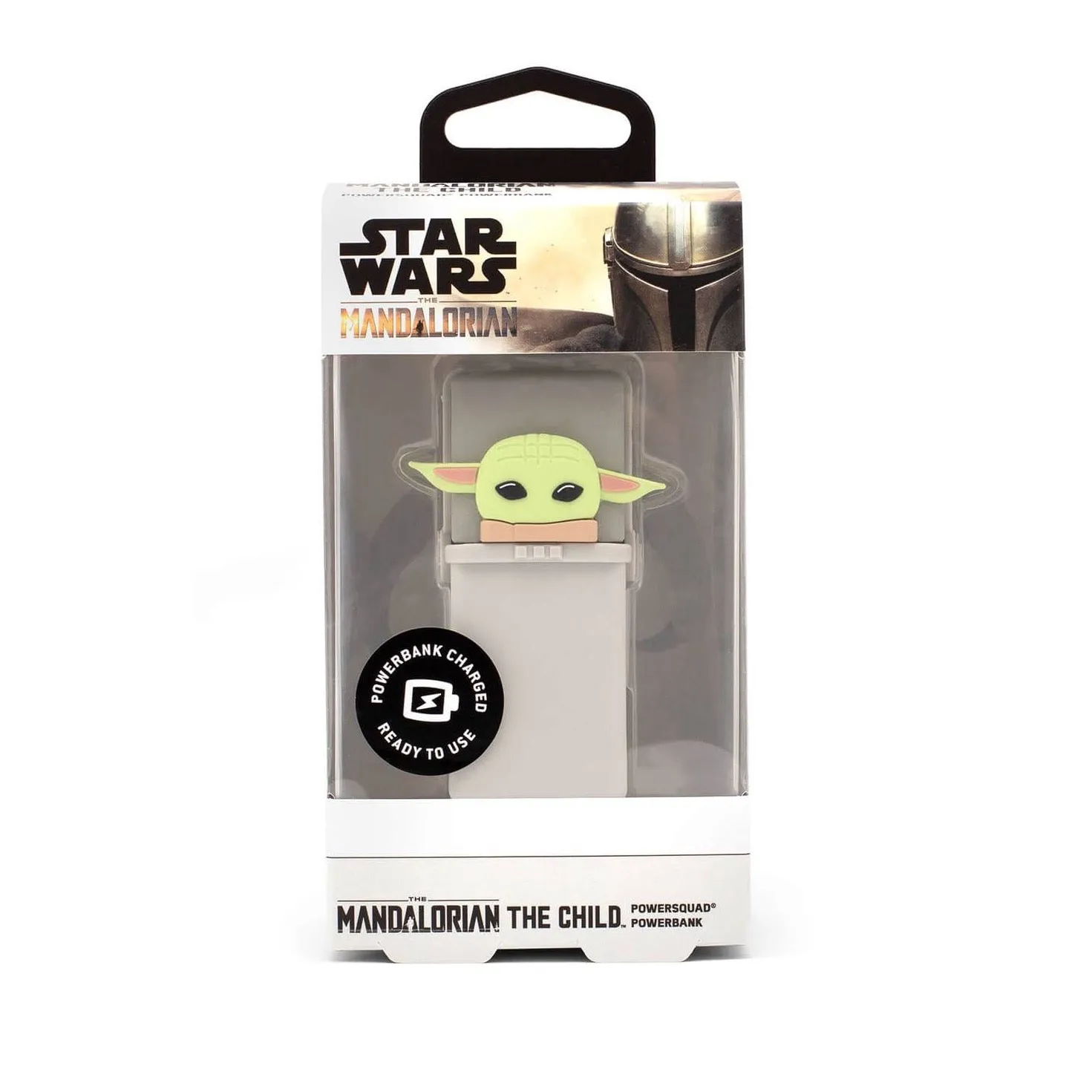 Power Bank Portable Battery Charger The Child Yoda in Grey Green and Pink