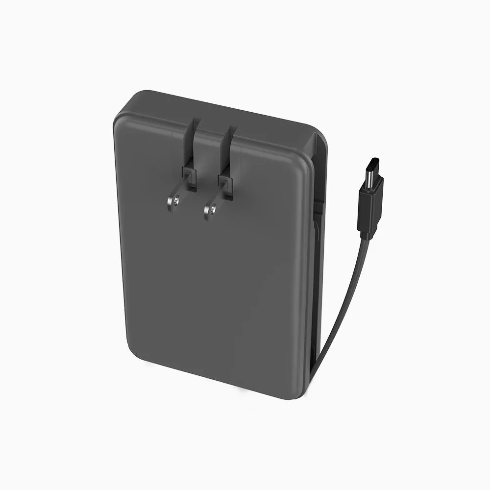 Power   Plug 5K Charger W/Built-in Cable & Wall plug