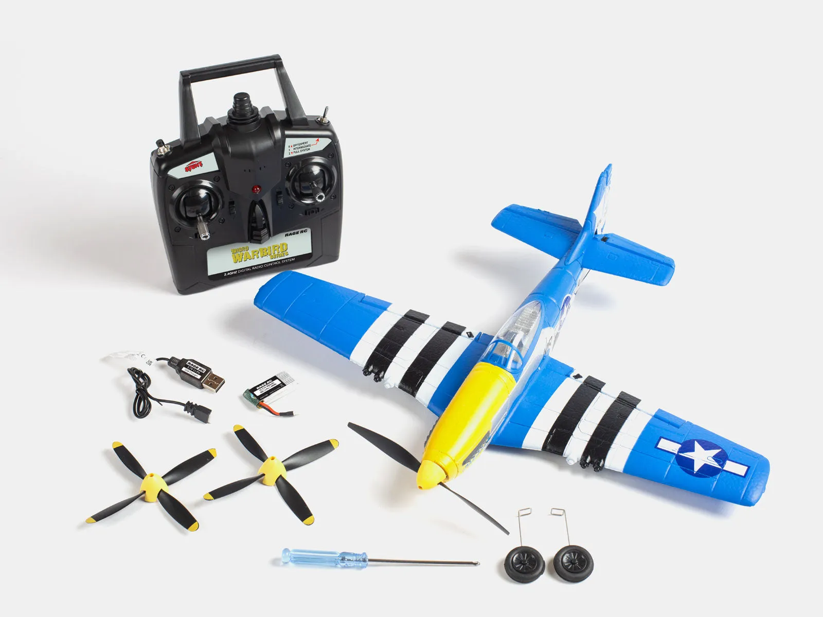 Rage R/C P-51 Obsession Micro RTF Airplane w/PASS RGRA1300V2