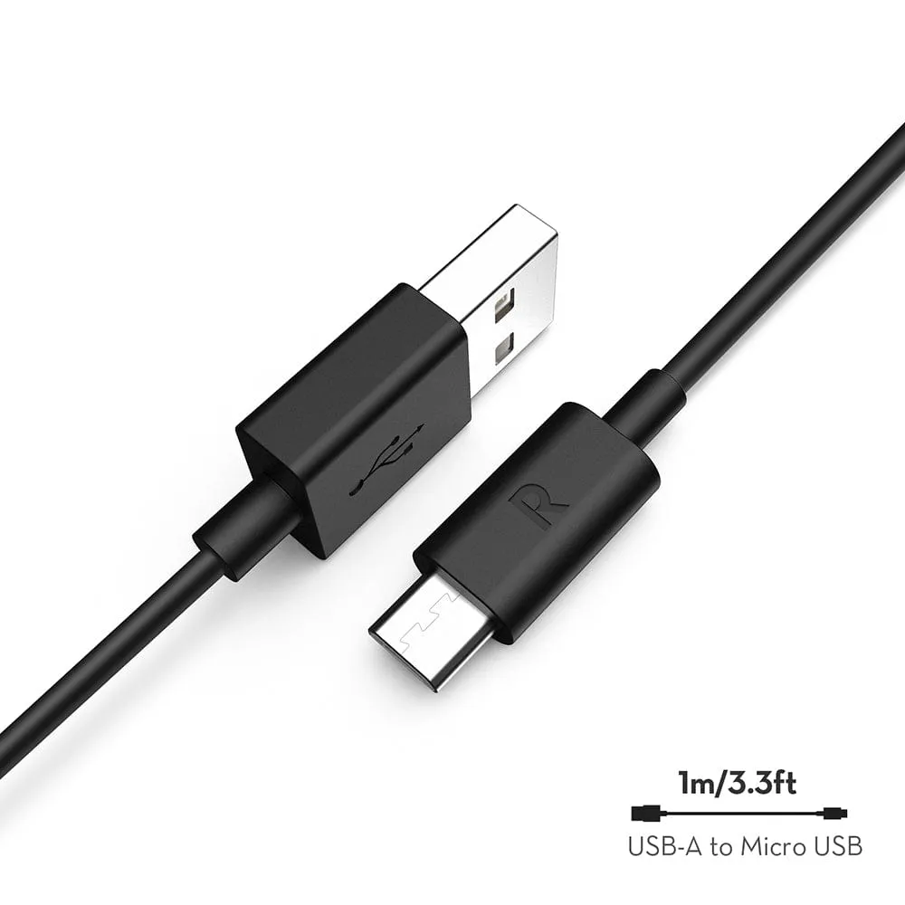 RAVPOWER 1M USB-A To Micro-B USB Cable - CB043