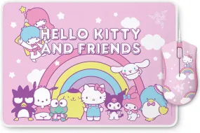 【RAZER 電競產品 – 十二月優惠】Razer DeathAdder Essential Mouse   Goliathus Mouse Pad Combo Pack (Hello Kitty and Friends Limited Edition) - RZ83-03850100-B3M1