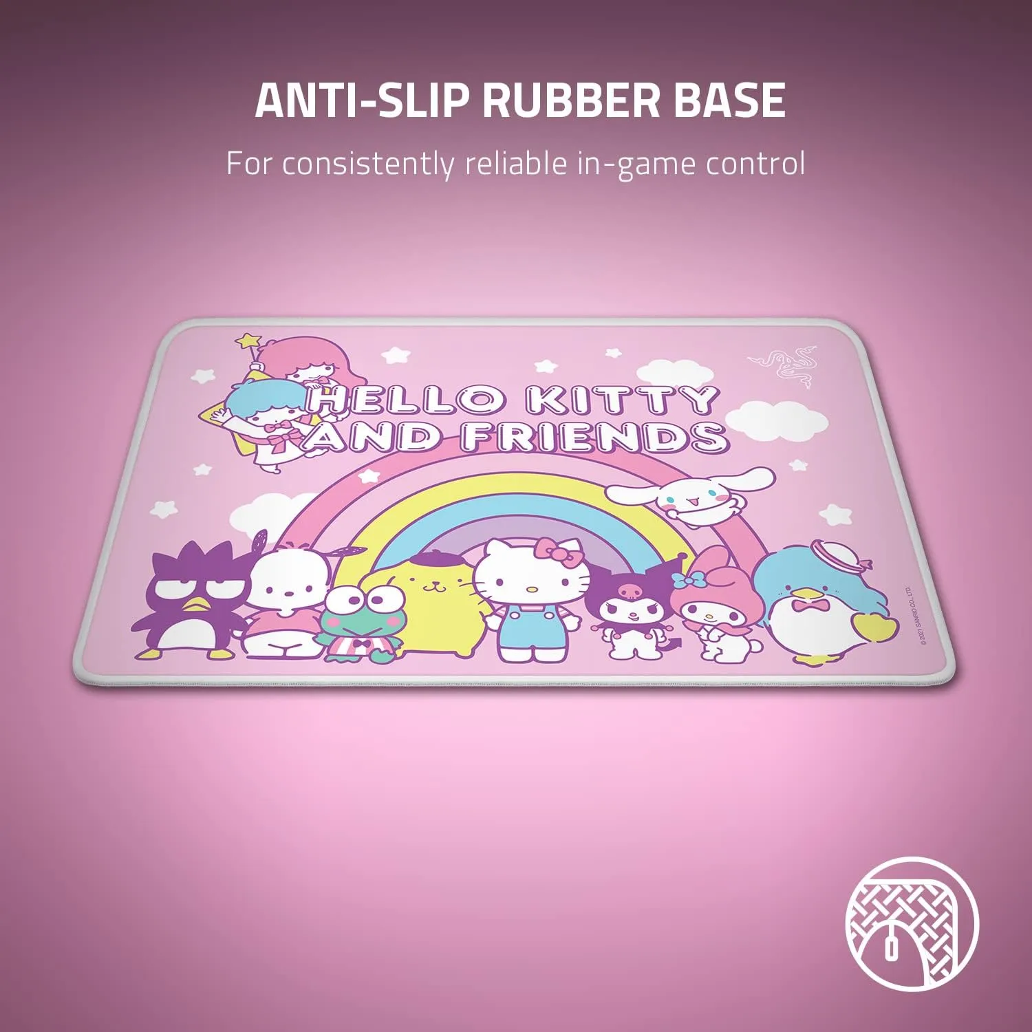 【RAZER 電競產品 – 十二月優惠】Razer DeathAdder Essential Mouse   Goliathus Mouse Pad Combo Pack (Hello Kitty and Friends Limited Edition) - RZ83-03850100-B3M1