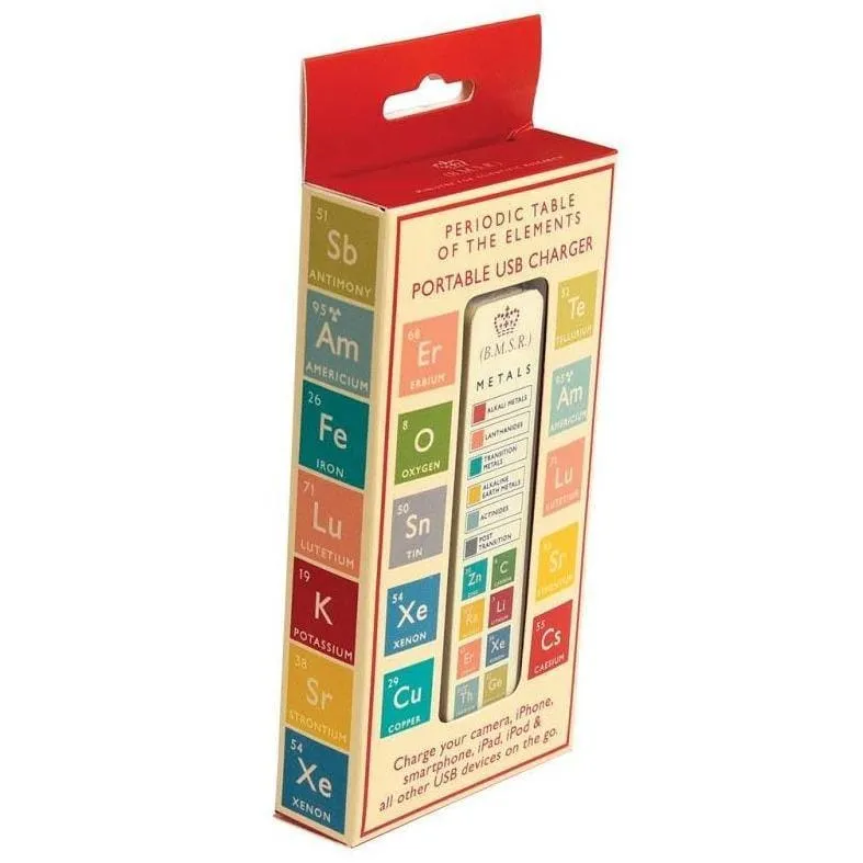 Rex Periodic Table USB Portable Charger