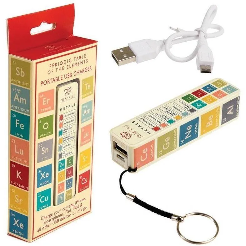 Rex Periodic Table USB Portable Charger