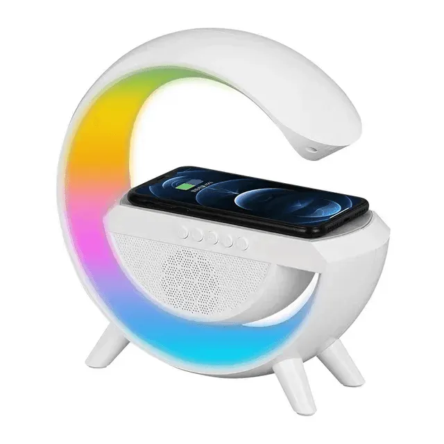 Smart Bluetooth Speaker With Wireless Charging & LED Light - BT2301