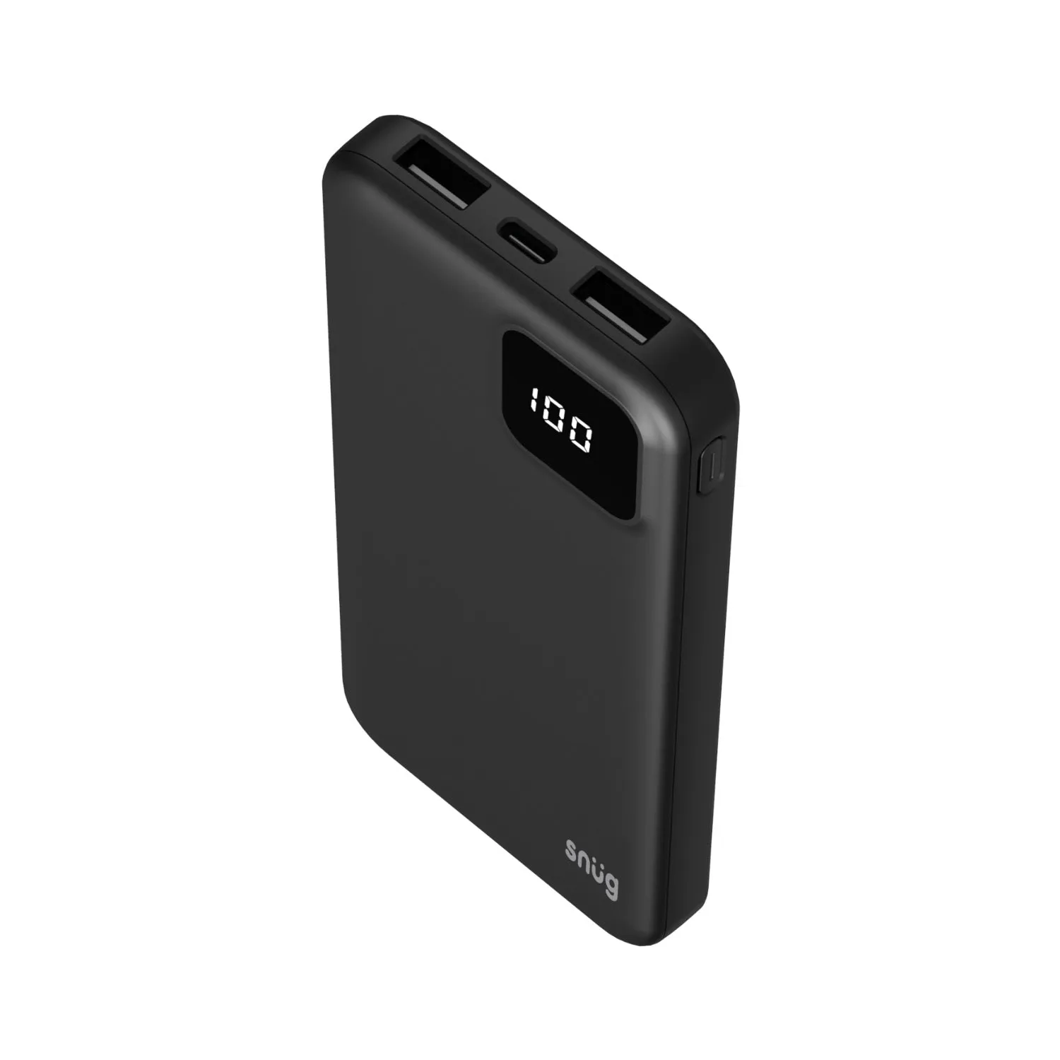 Snug Square Digital Powerbank - 10000mAh - Black (SNPB-10000-SQ)