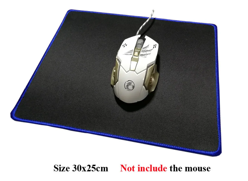 Solid Grande Gaming Mouse Pad Red/Blue/Black Locking Edge Keyboard Mouse Mat Rug Large Game Mousepad Gamer for CSGO Dota