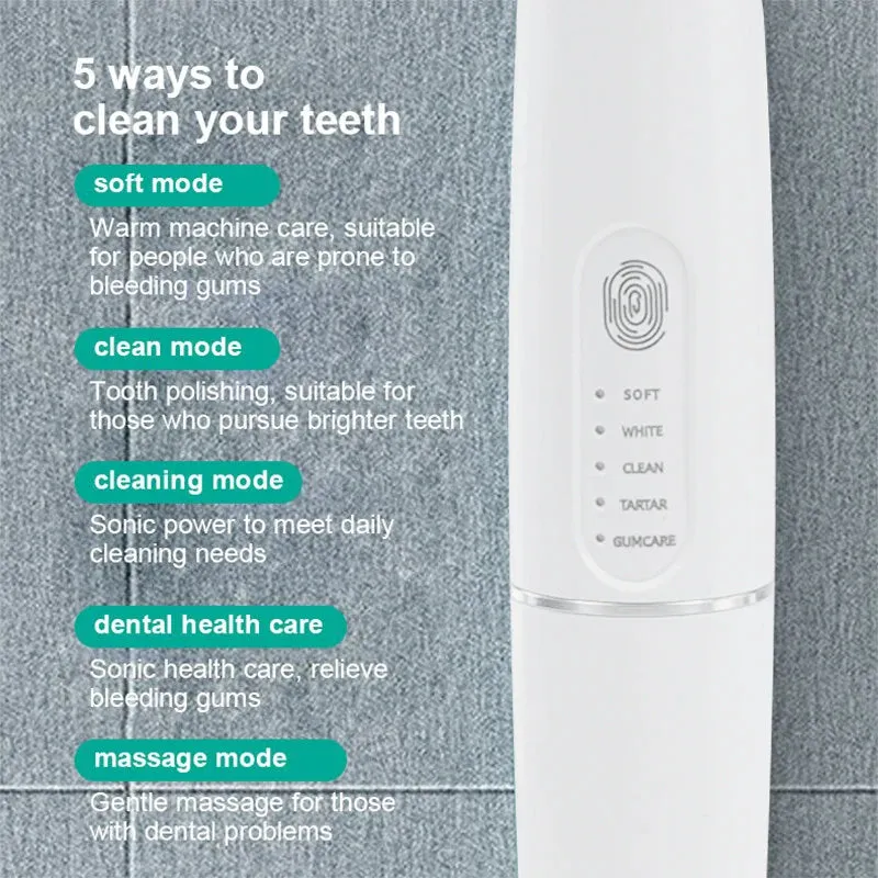 Sonic Ultrasonic Electric Toothbrush