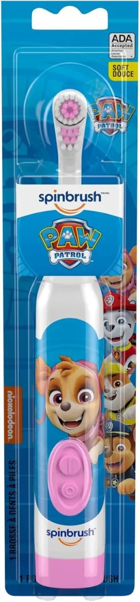 Spinbrush PAW Patrol Kid’s Electric Battery Toothbrush, Soft, 1 count - Skye