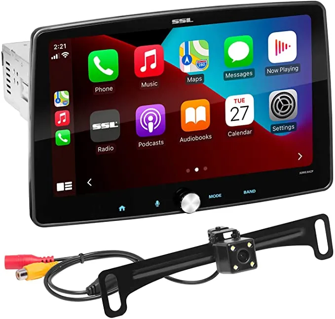 SSL 10.1" Single-DIN, Apple CarPlay & Android Auto, MECH-LESS Multimedia Player