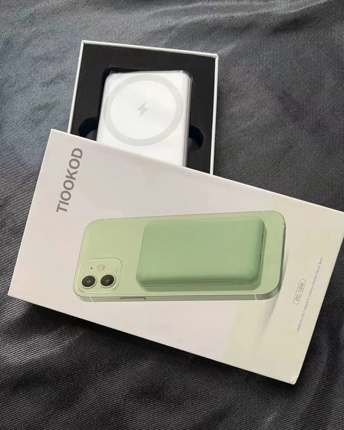 TIOOKOD Magnetic Wireless Charger Pad Compatible Only Supports iPhone Series 12/13/ Mini Pro Pro max and Wireless-Charger AirPods Series