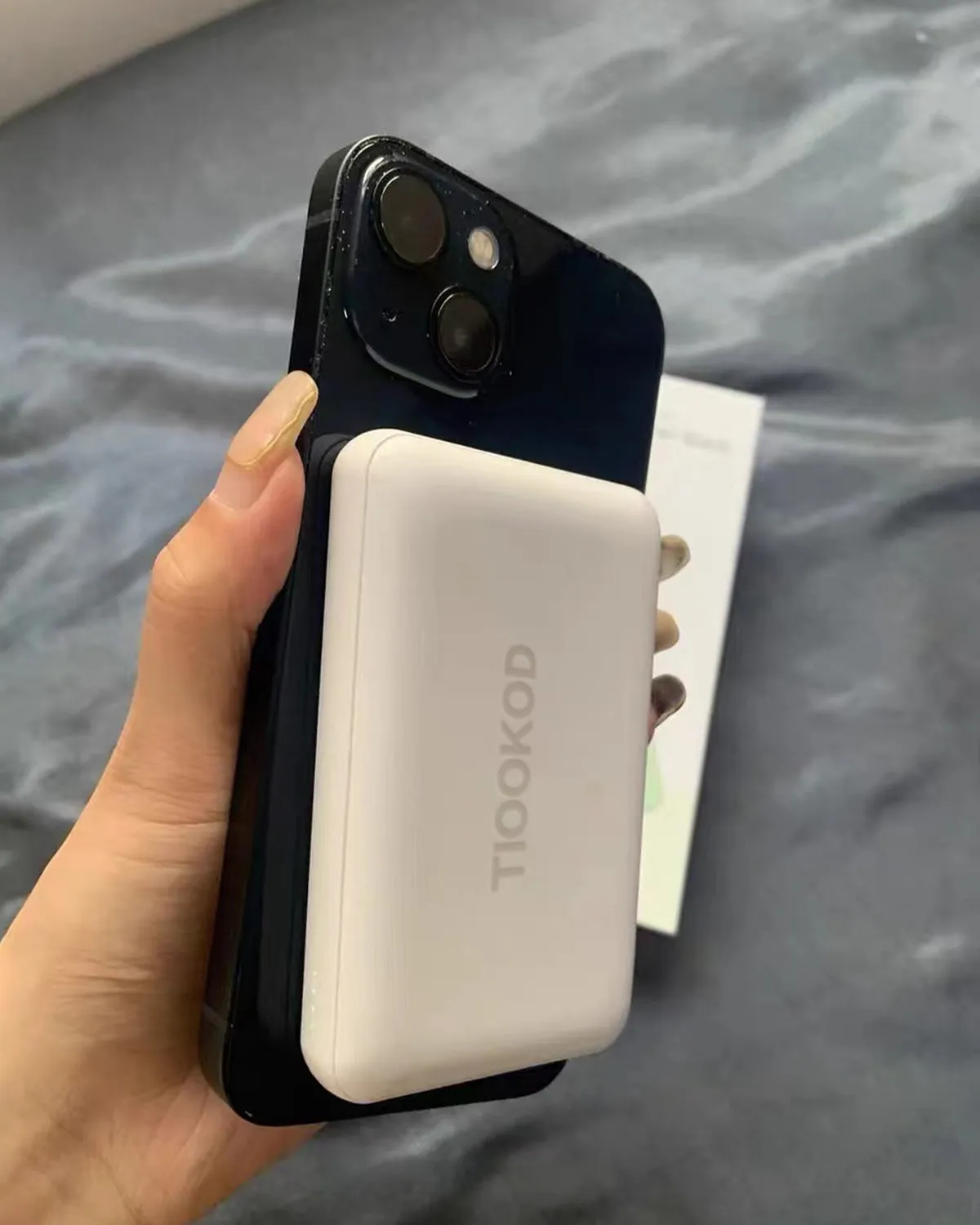 TIOOKOD Magnetic Wireless Charger Pad Compatible Only Supports iPhone Series 12/13/ Mini Pro Pro max and Wireless-Charger AirPods Series