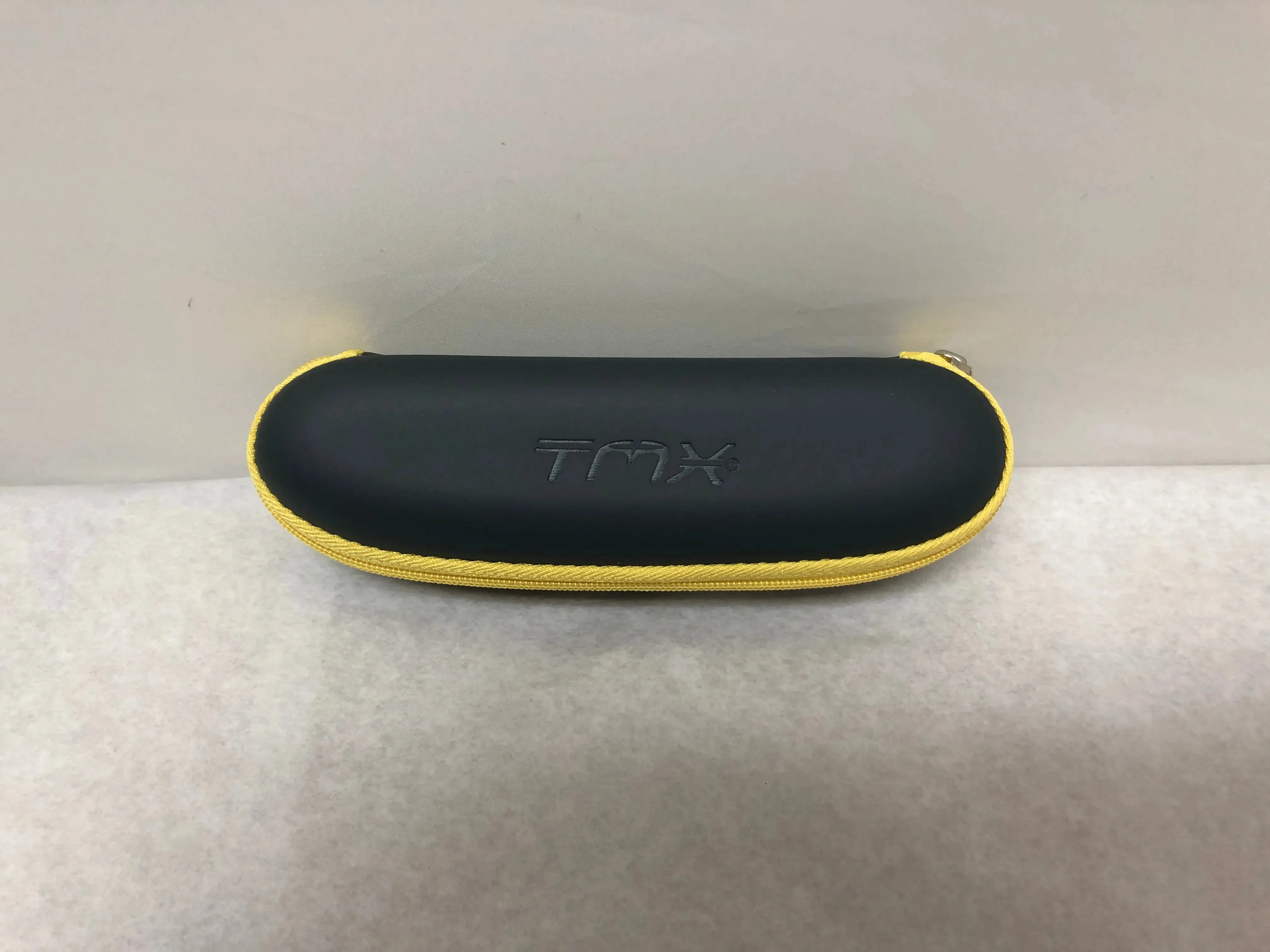 TMX Grey and Yellow Eyewear Optical Eyeglasses Hard Case | KMOPT-62