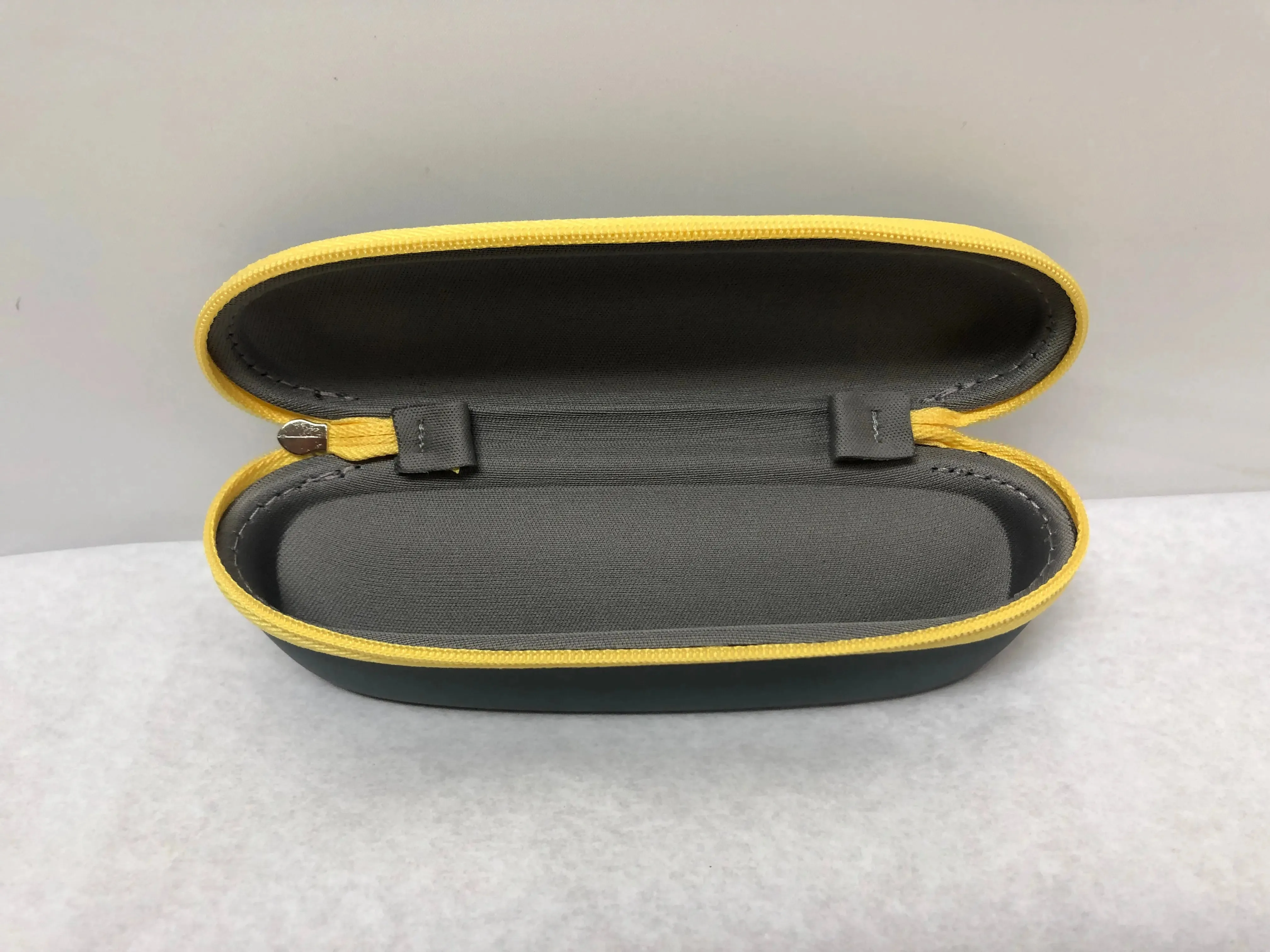 TMX Grey and Yellow Eyewear Optical Eyeglasses Hard Case | KMOPT-62