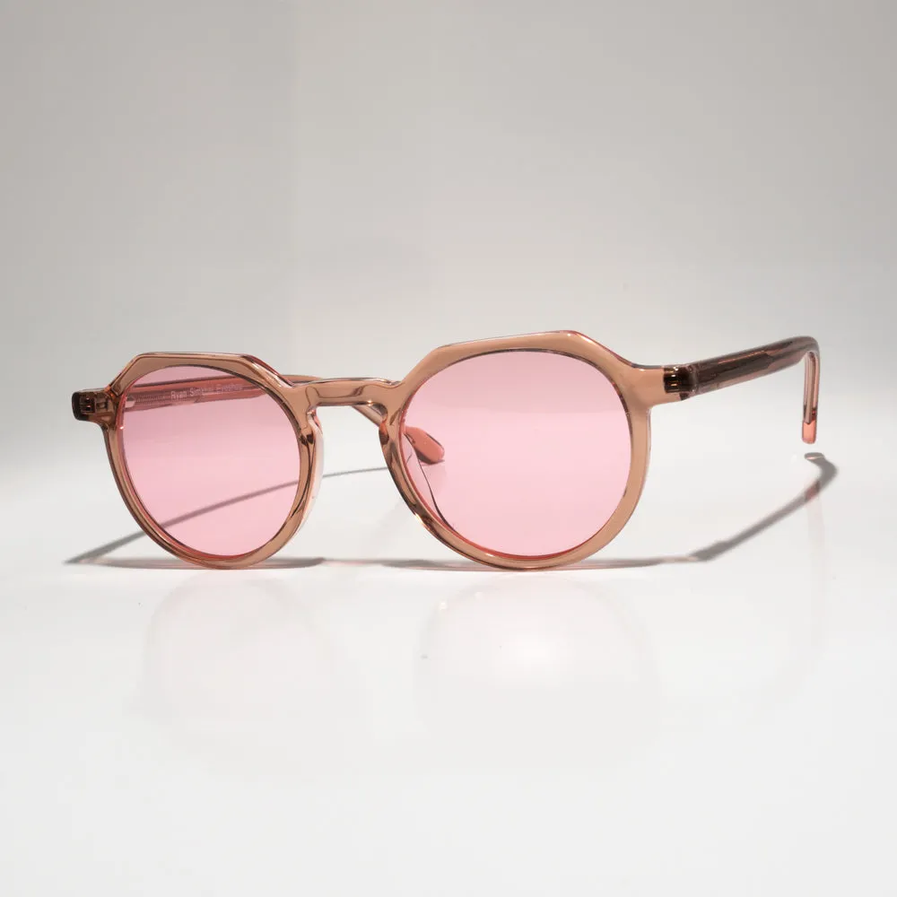 TRISH | Transparent Pink | Pink Lens | Optical Frame