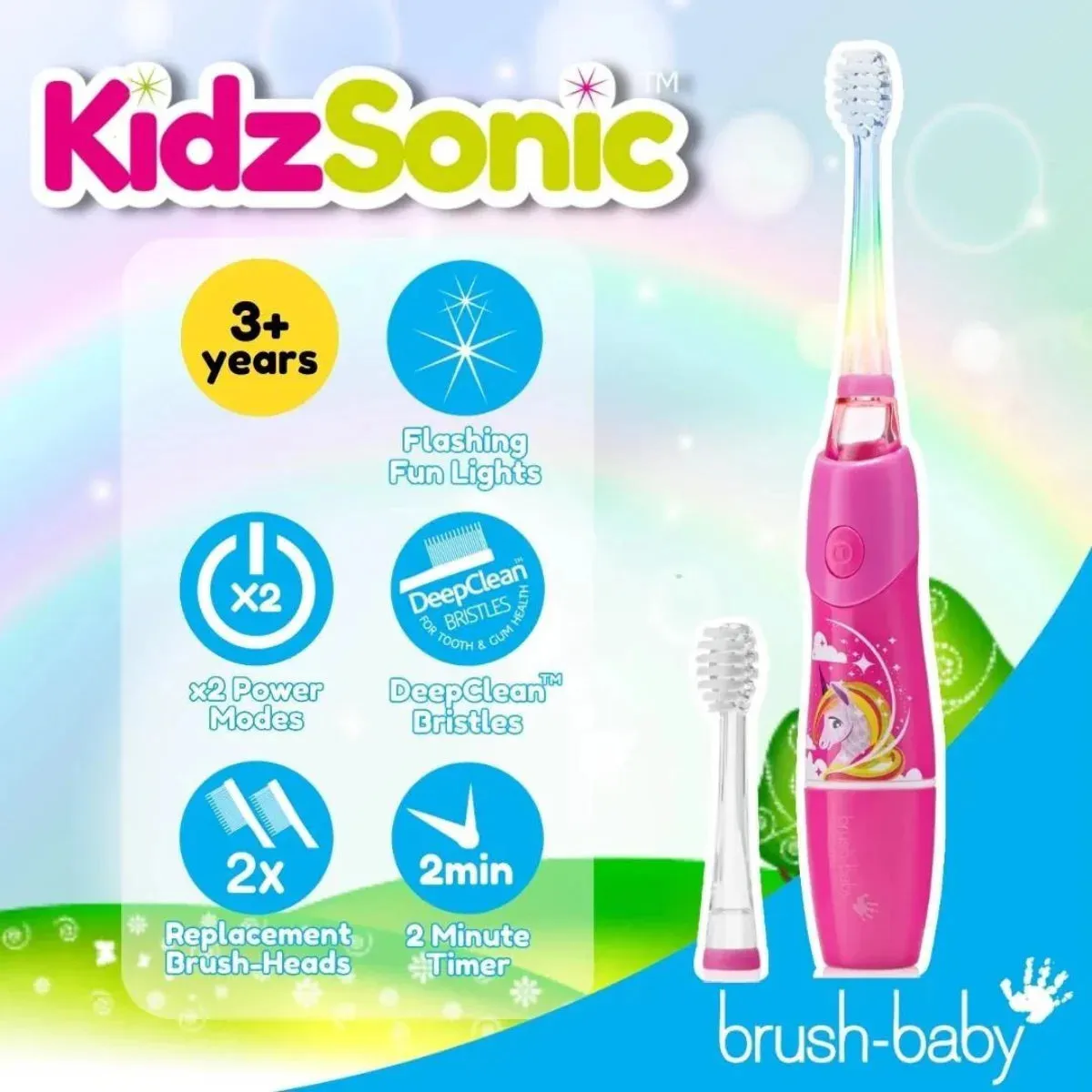 Unicorn KidzSonic® Kids Electric Toothbrush