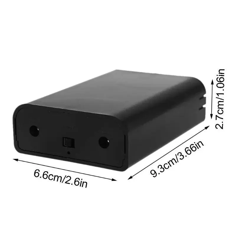 USB DC 12V Output 3x 18650 Batteries UPS DIY Power Bank Box Charger Fit for Cellphone WiFi Router LED Light Rechargeable N7MC