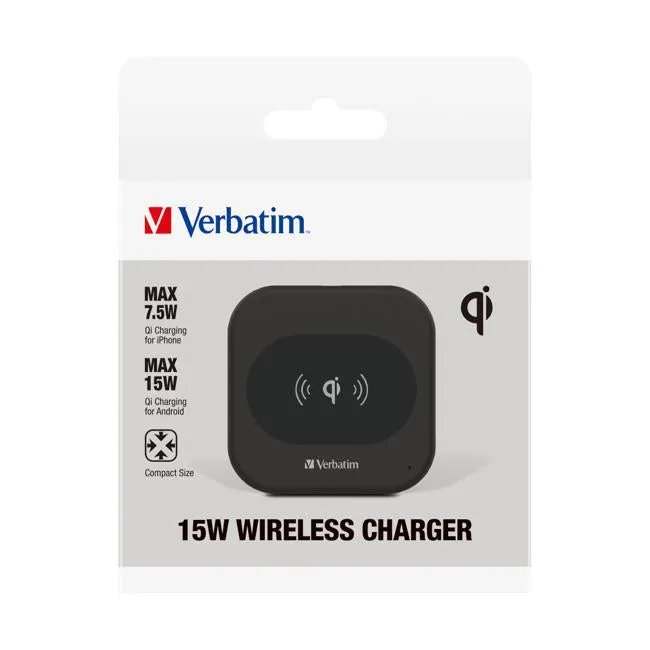 Verbatim Essentials Wireless Charger 15W Black