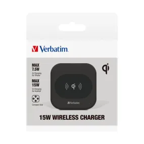 Verbatim Essentials Wireless Charger 15W Black