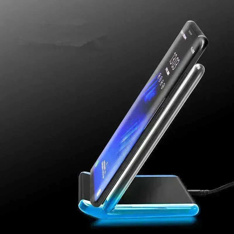 Vertical mobile phone wireless charger