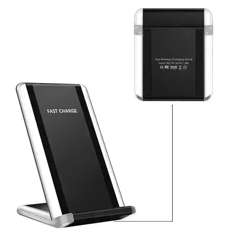 Vertical mobile phone wireless charger