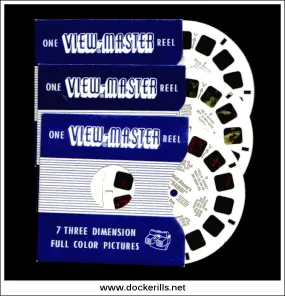 View-Master Reels - Walt Disney's Bambi. Three View-Master Reels Nr FT 42 A,B, & C. With Booklet.