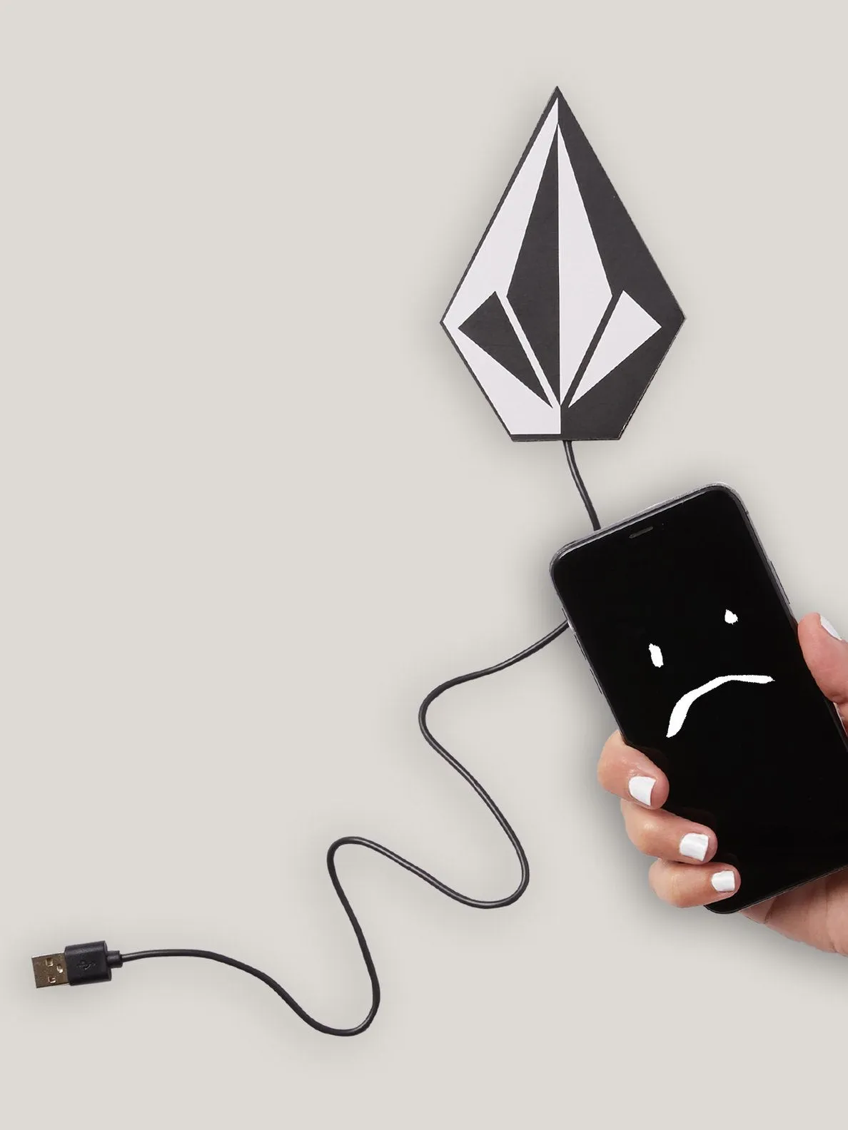 Volcom Stone Wireless Phone Charger - Black