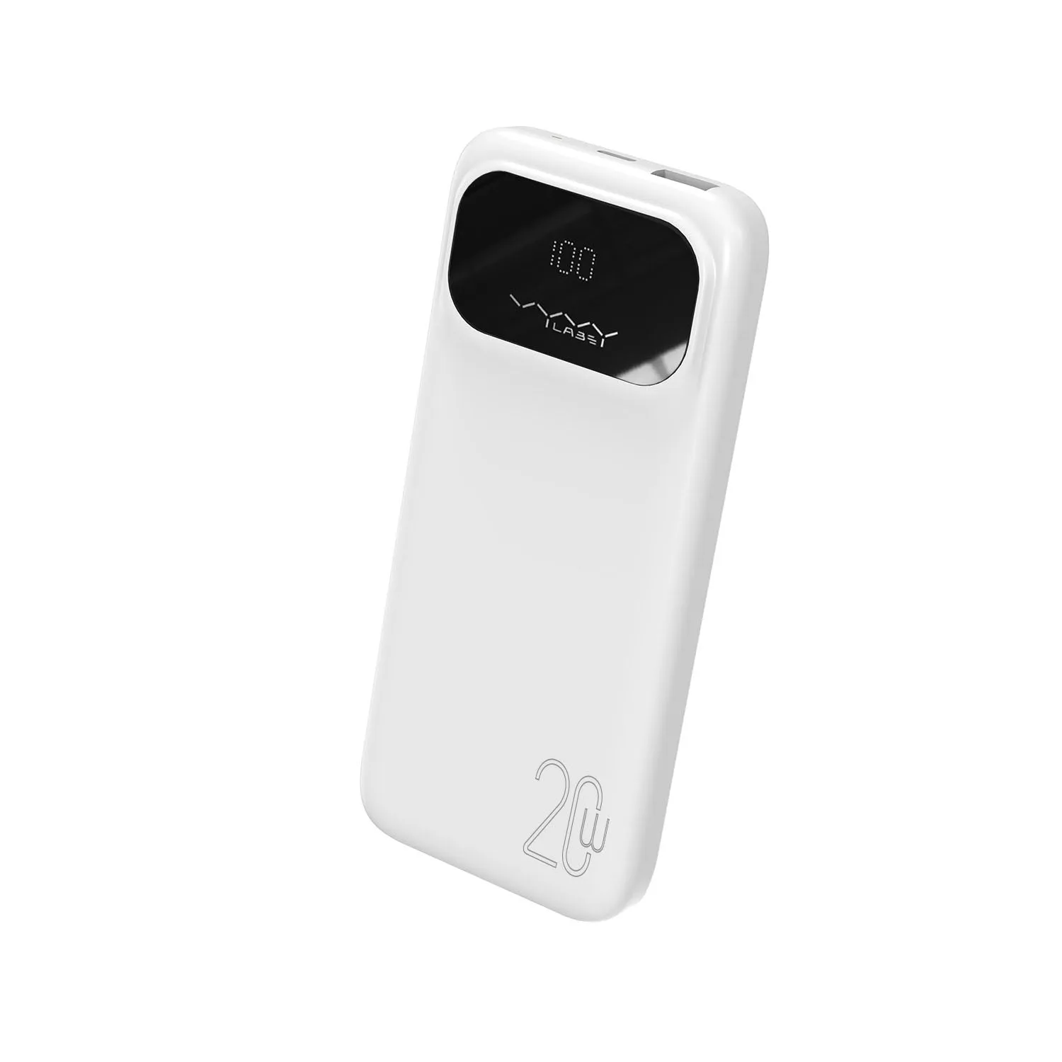 Vyvylabs Leca Digital Display Fast Charge Power Bank 10000mAh 20W - White