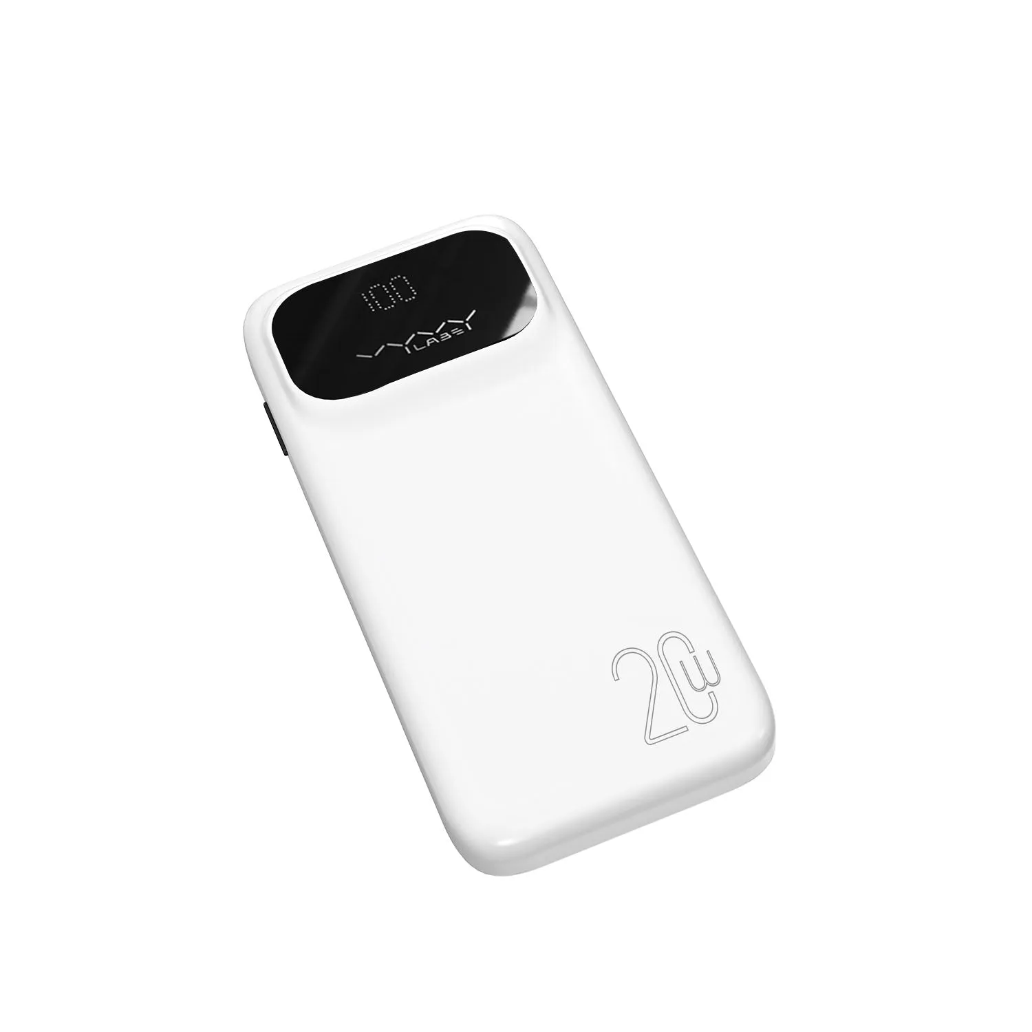 Vyvylabs Leca Digital Display Fast Charge Power Bank 10000mAh 20W - White