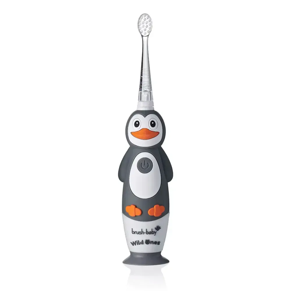 WildOnes™ Penguin Rechargeable Kids Toothbrush Gift Set