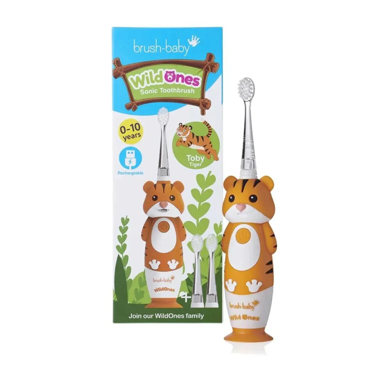 WildOnes™ Tiger Kids Electric Rechargeable Toothbrush