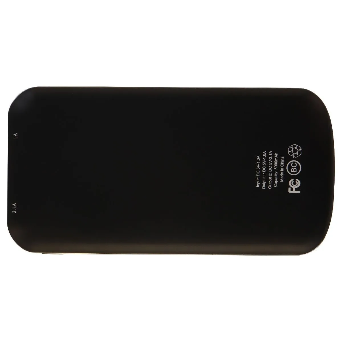 Xtreme Power Ultra Slim Power Bank 5000mAh Dual Port USB Charger - Black