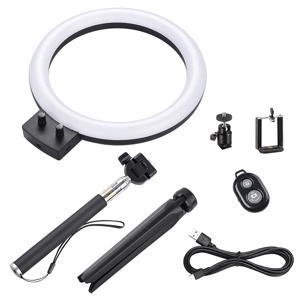 Yescom 8" Ring Light w/ Stand Angeleye Photo Video Social Lighting