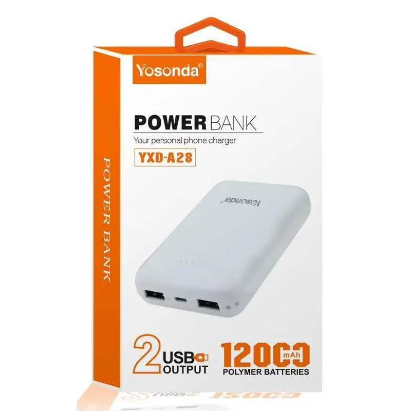 Yosonda Power Bank 12000mAh (Pocket Size)