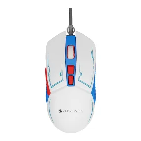 ZEBRONICS Astro Premium Gaming Mouse with Upto 7200 DPI, 7 Buttons, Braided Cable, High Resolution, Windows Software with RGB LED Light